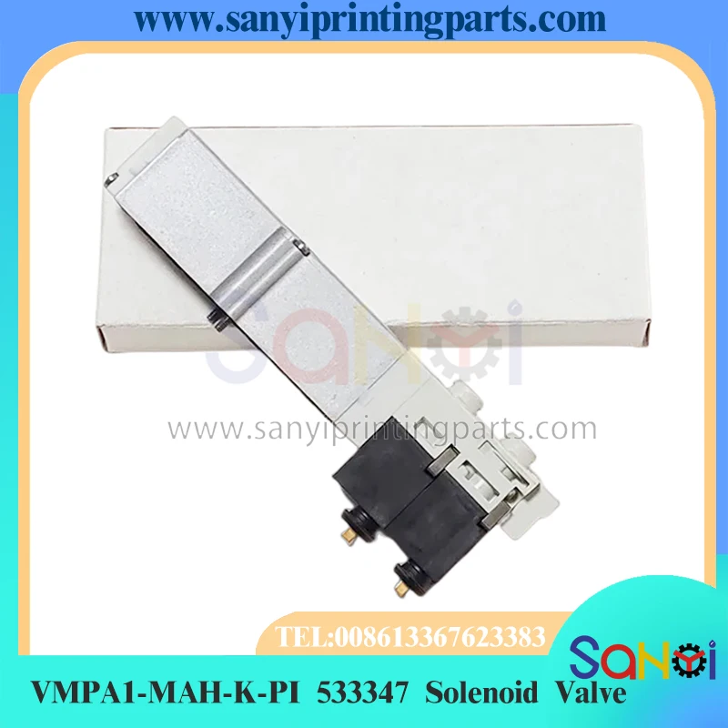

Лучшее качество VMPA1-MAH-K-PI 533347 Электромагнитный клапан для деталей печатной машины KBA Rapid 100.