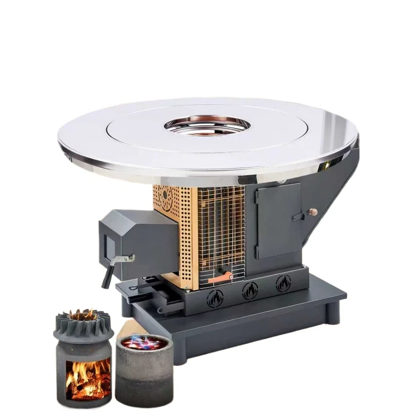 

A new type of firewood gasifier, household firewood and coal dual-purpose heating furnace