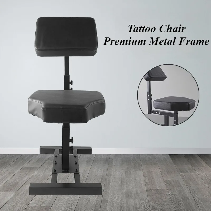 Leather Tattoos Chair Large Waterproof Tattoo Chairs Multifunctional Tattoos Supplies Adjustable Aesthetic Tattoo Accessories