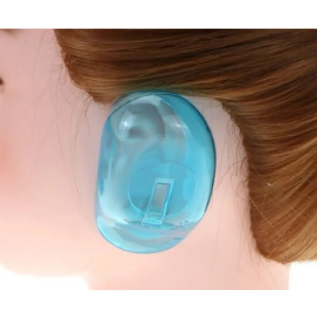 Cubierta protectora de silicona para las orejas, Protector para las orejas, para viaje, champú, agua, tinte permanente, 2 uds.