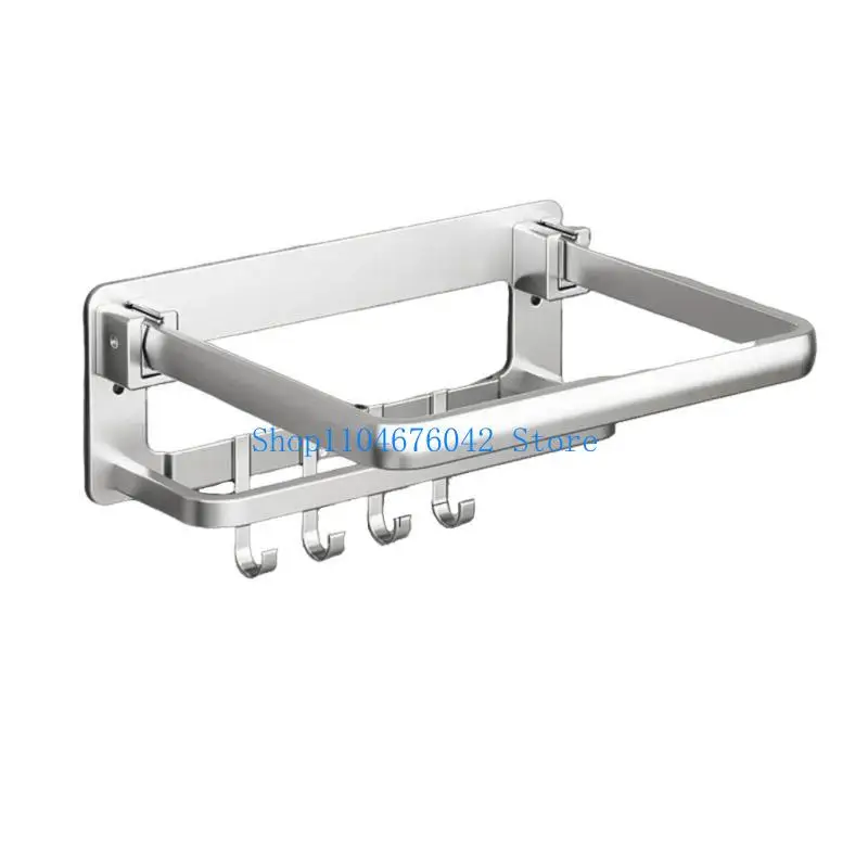 

Алюминиевая полка для умывальника в ванной комнате 5asd со складными настенными кронштейнами