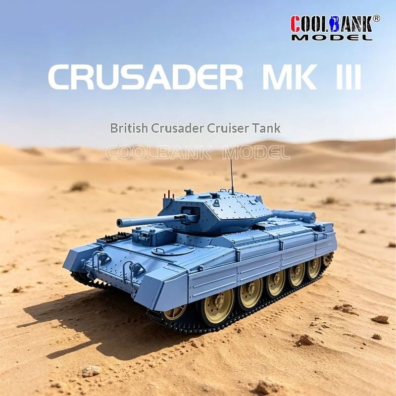 Coolbank 1 16 Scale Crusader Mk III RC Tank British Military Crawler Simulation Model For Hobby Collection Display