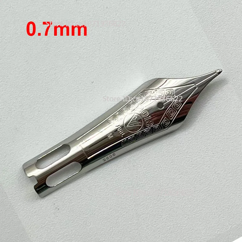 Luxury WingSung 630 Large N0.8 Iraurita White Gold EF/F/M/B Nib Grip Section For WingSung 630 Fountain Pen Accessories Gift