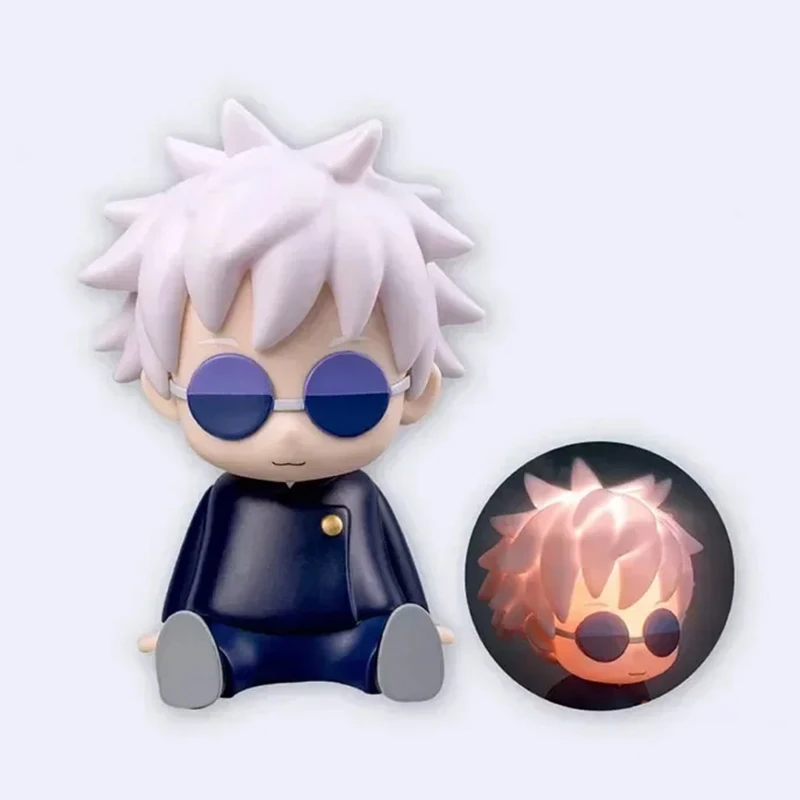 Jujutsu Kaisen Anime Figure Satoru Gojo Action Figures Night Light Pat Light Desk Night Lamp Bedroom Decor Gifts regalo di compleanno