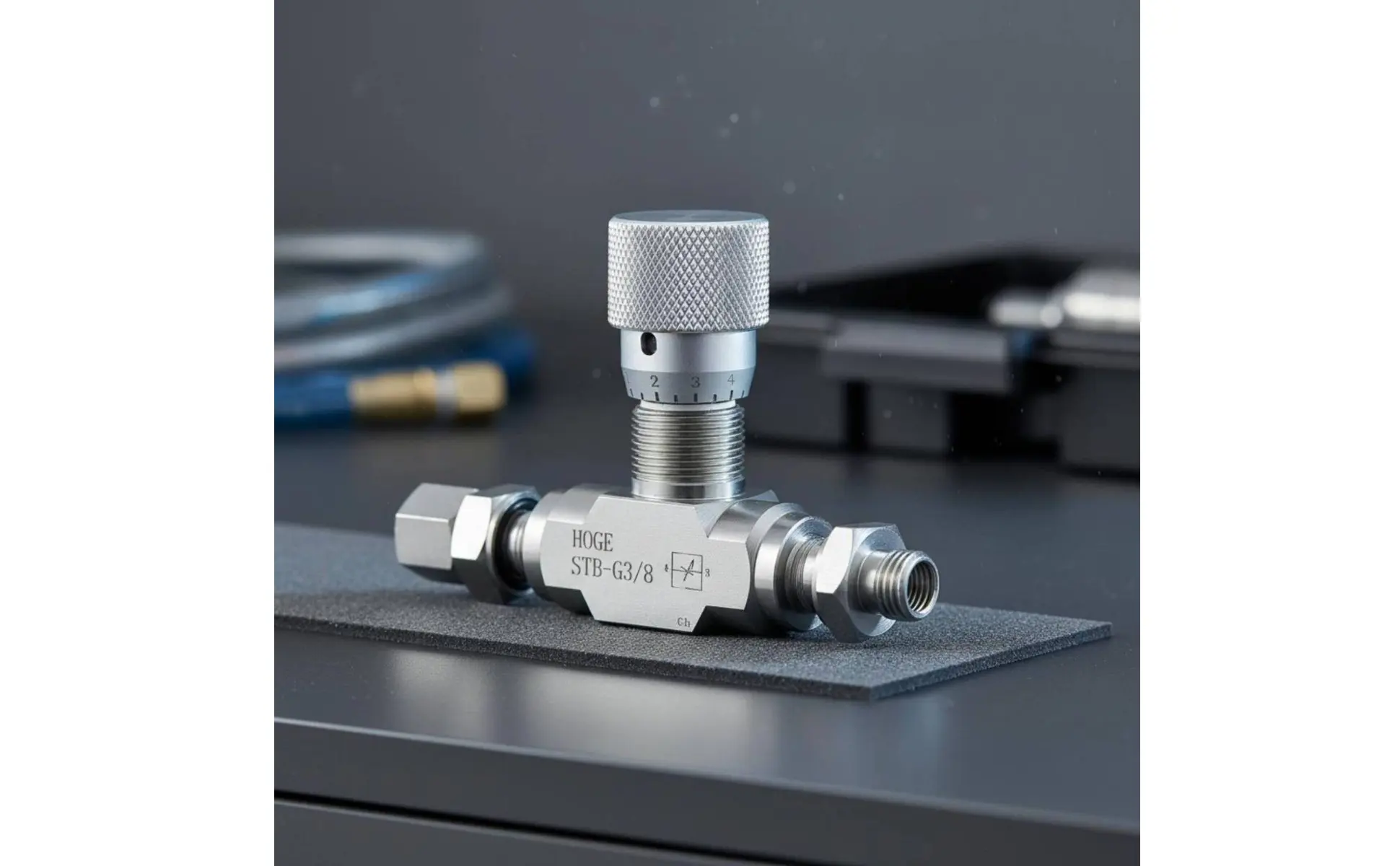 Pneumatic Throttle Valve Long-Lasting in-Line Speed Controller Pneumatic Flow Regulator Corrosion-Resistant Industrial Hardware