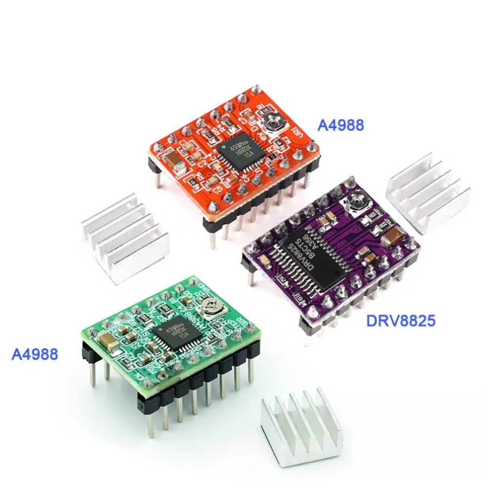 10 stks/partij 3D printer accessoire A4988 DRV8825 stappenmotor driver