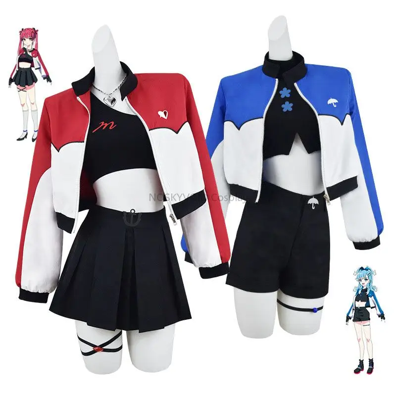 

Hololive Houshou Marine Cosplay Costume Kobo Kanaeru Sportswear Set VTuber Stage Costumes Virtual YouTuber Anime Clothing