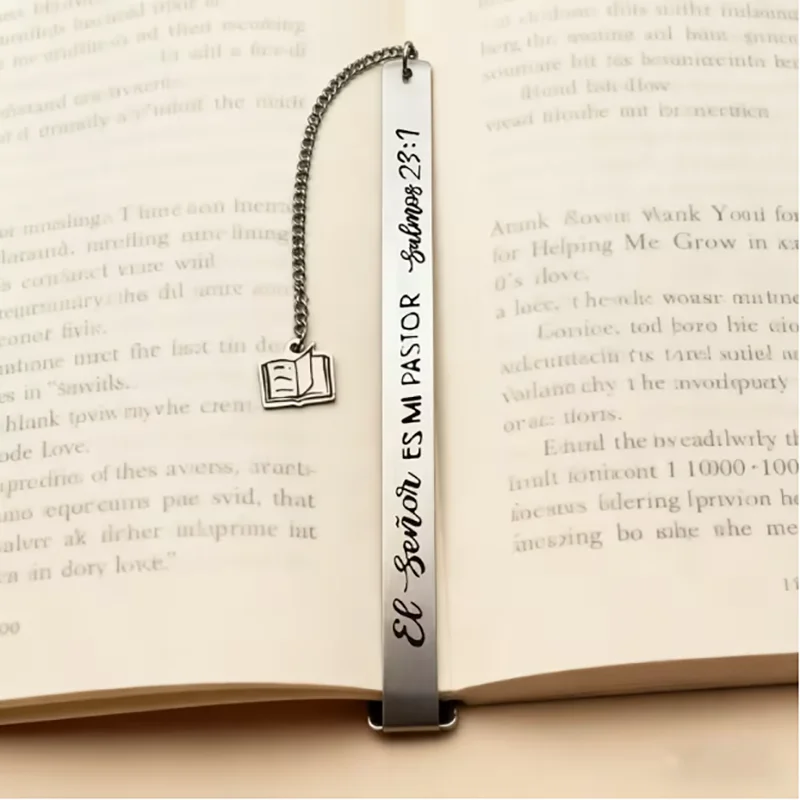 

Personalized Customized Reading Book Page Markings Stationery Bookmark Stainless Steel Square Tag Accessory Jewelry Gifts