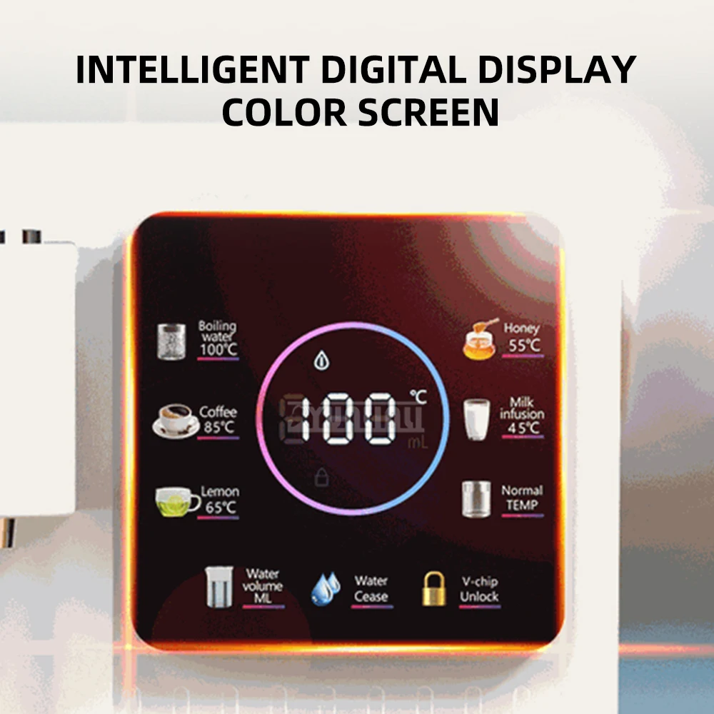 

YQ-S3 Instant Drinking Water Dispenser with Color Screen And Filter Element - Home Office Water Cooler System