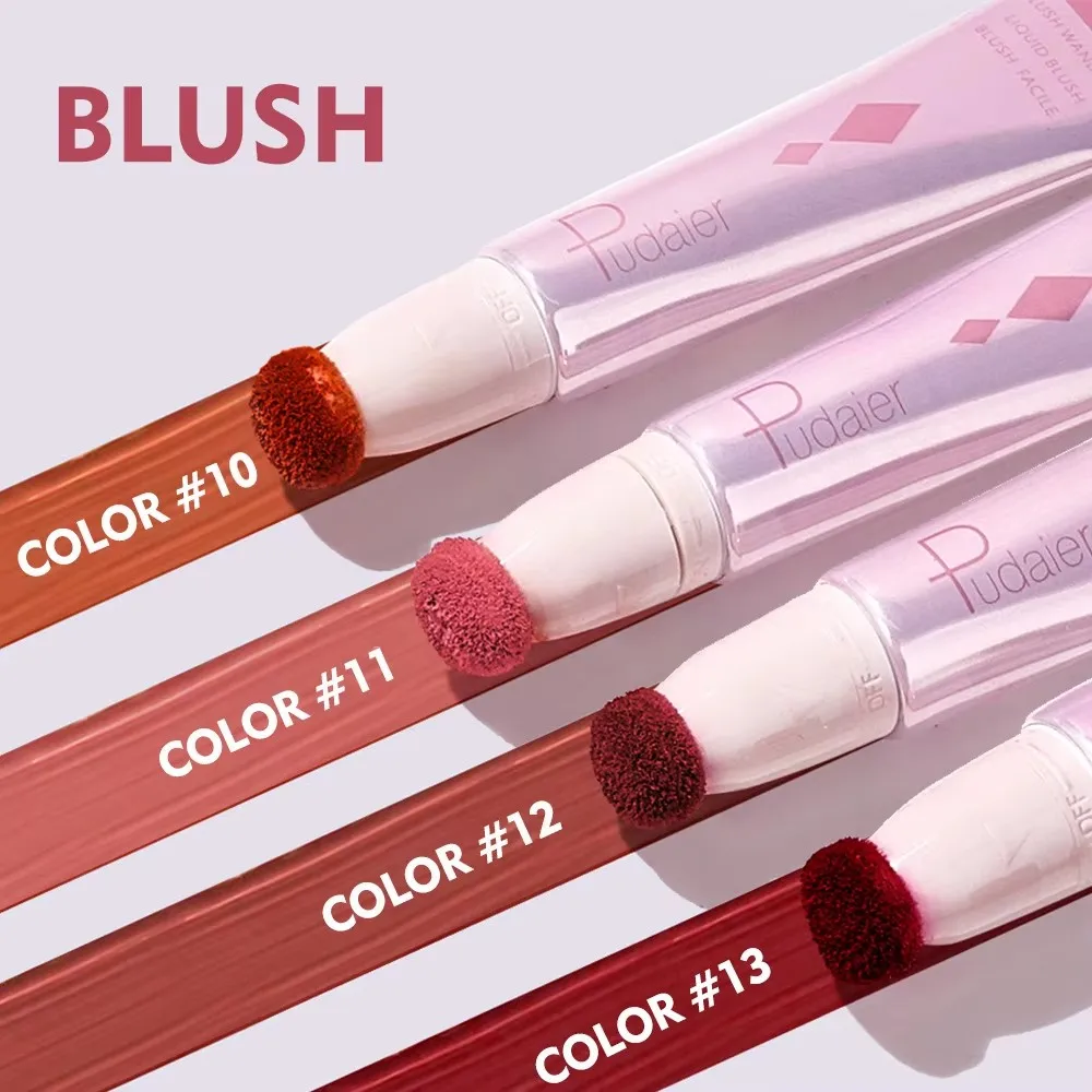 13-kleuren vloeibare blush stick Langdurige niet-vervagende markeerstift Blusher Stick Matte Blush Beauty Stick Gezichtsmake-up.