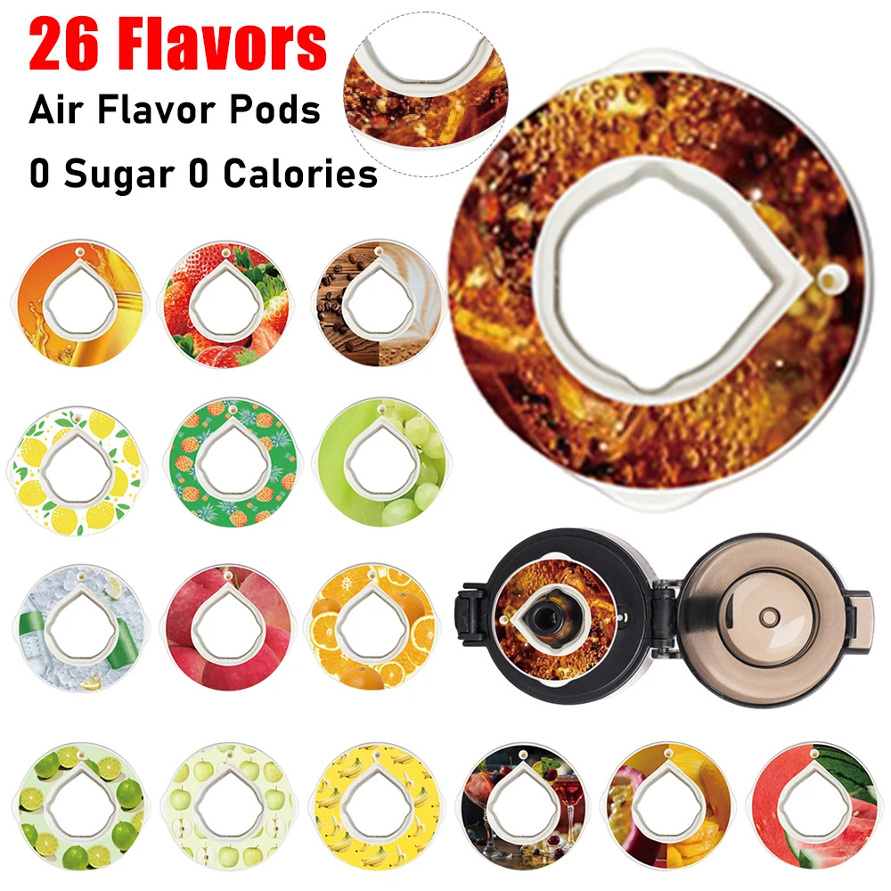 1-16 Uds. Cápsulas aromáticas con sabor para beber más agua 0 azúcar utilizadas en botella para beber con sabor 0 calorías botella deportiva cápsula de sabor