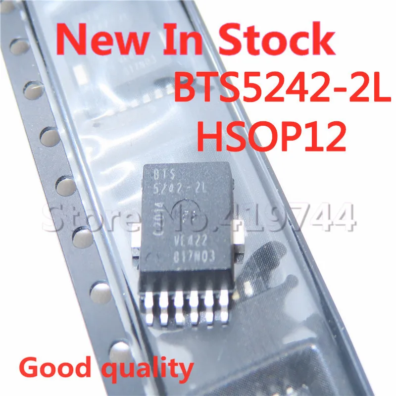 2PCS/LOT BTS5242-2L 5242 BTS5242 HSOP-12 power distribution switch load driver chip In Stock NEW original IC