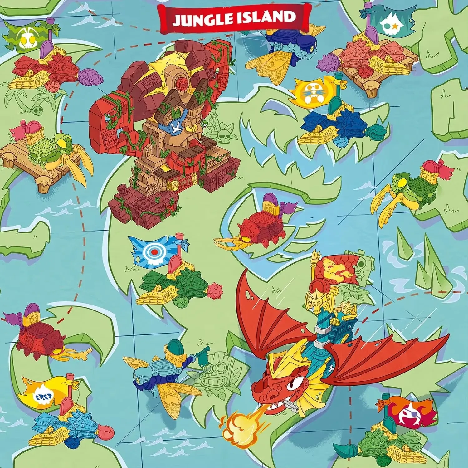 Neue Piratix Abenteuerwelt Überraschungstüte Wild Kingdom Serie Farbwechsel-Actionfigur Spielzeug Inklusive 1 Figur mit Zubehör – Detail 8