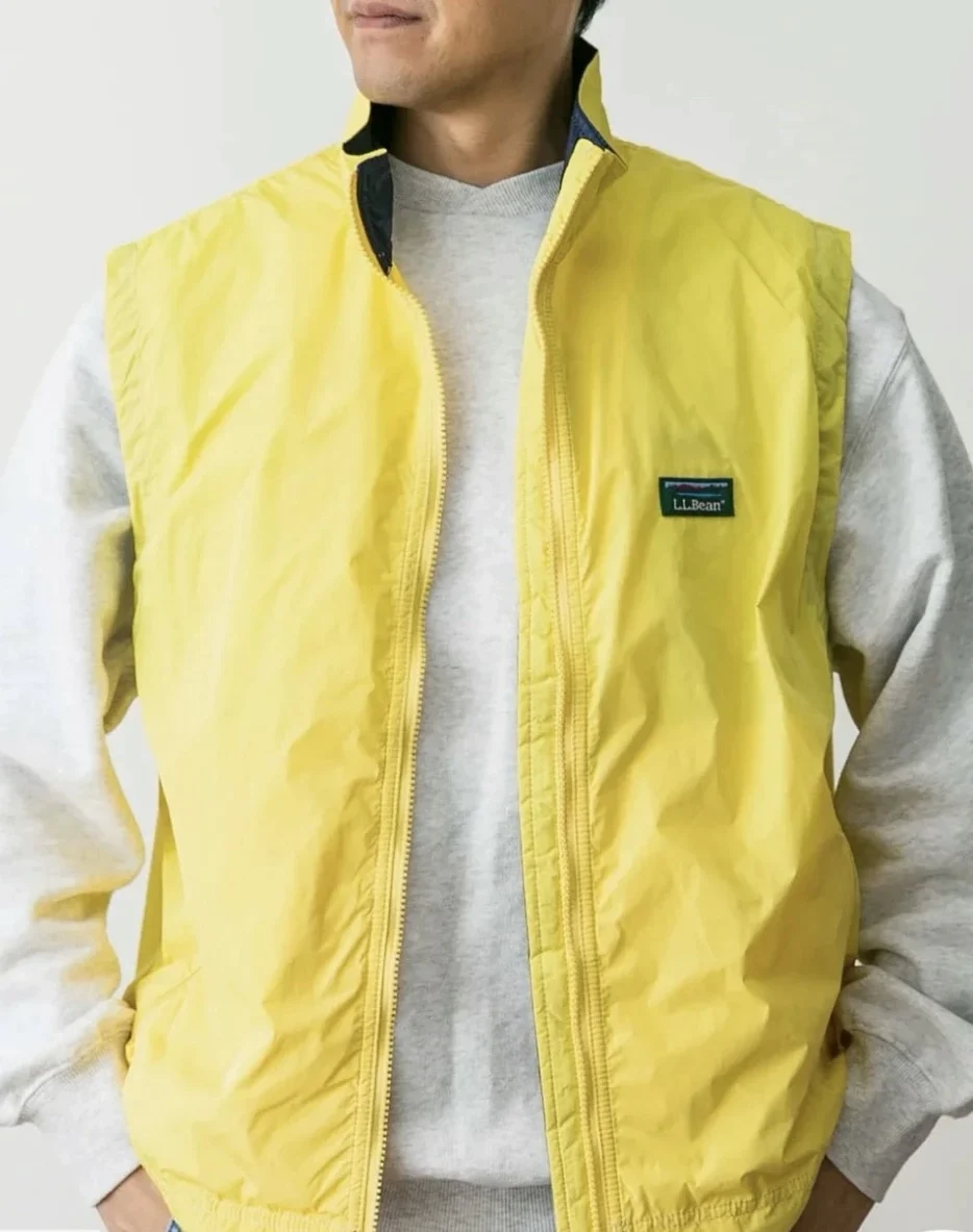 Chaleco Impermeable y Cortavientos Ligero de Tela Tejida para Exteriores LLBEAN, Unisex, Corte Ajustado, Reflectante, Visión ...