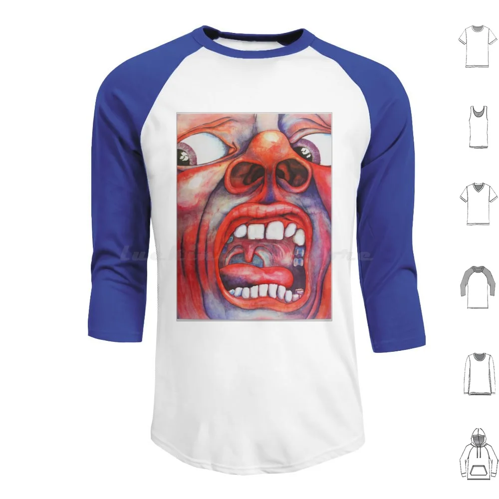 The King Of The Crimson Poster Hoodies Long Sleeve Band Robert Fripp Greg Lake Epitaph In The Court Of The Crimson King