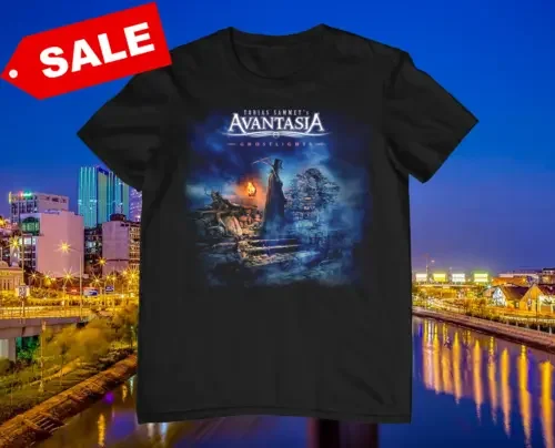 Новая редкая авантазия группа Ghostlights хлопок черный все размеры футболка S 5XL HP6 длинные или Короткие рукава