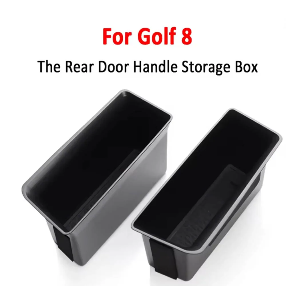 لسيارة فولكس فاجن فولكس فاجن جولف 8 MK8 2020 - 2024 Acc. زوج واحد من صندوق تخزين باب السيارة الأمامي والخلفي، حاوية بمقبض مسند الذراع، زوج واحد #2