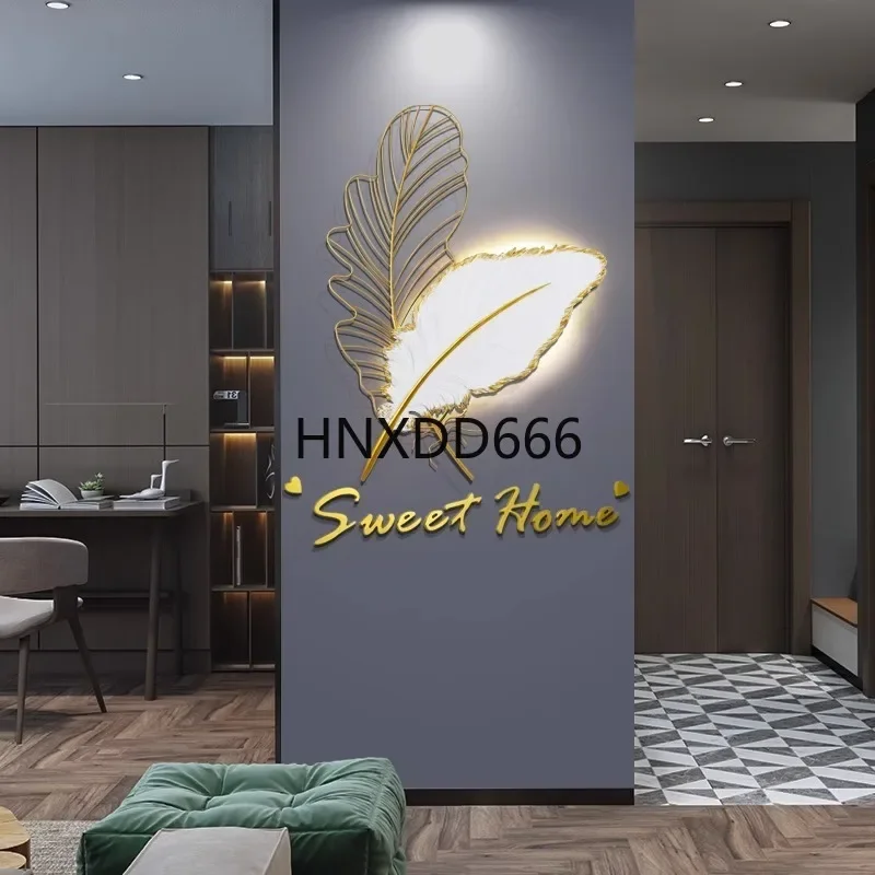 TV background wall decoration pendant Modern light luxury wall decoration
