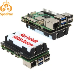 X1200 Raspberry Pi 5 UPS Board Uninterruptible Power Supply For 18650-Li-Battery (NOT includ)