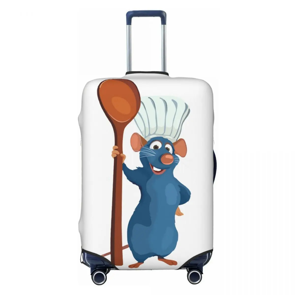 

Custom Little Chef Remy Ratatouille Luggage Cover Protector Cute Animated Film Travel Suitcase Covers for 18-32 Inch
