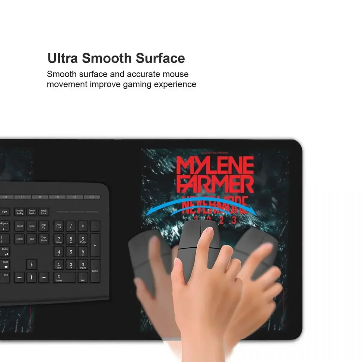 Mylene agricultor jeanne grande mouse pad teclado do computador mouse tapete gamer pc portátil tapete de mesa acessórios de escritório tapetes de mesa