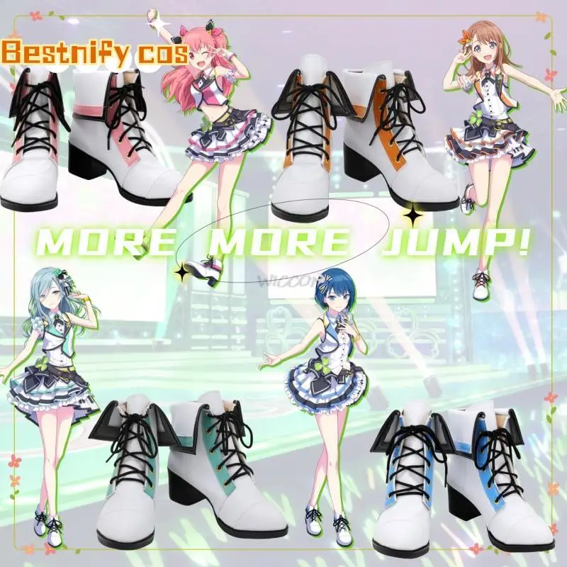 Project Sekai Colorful Stage Cosplay MORE MORE JUMP Hanasato Minori Kiritani Haruka Momoi Airi Hinomori Shizuku Only Shoes