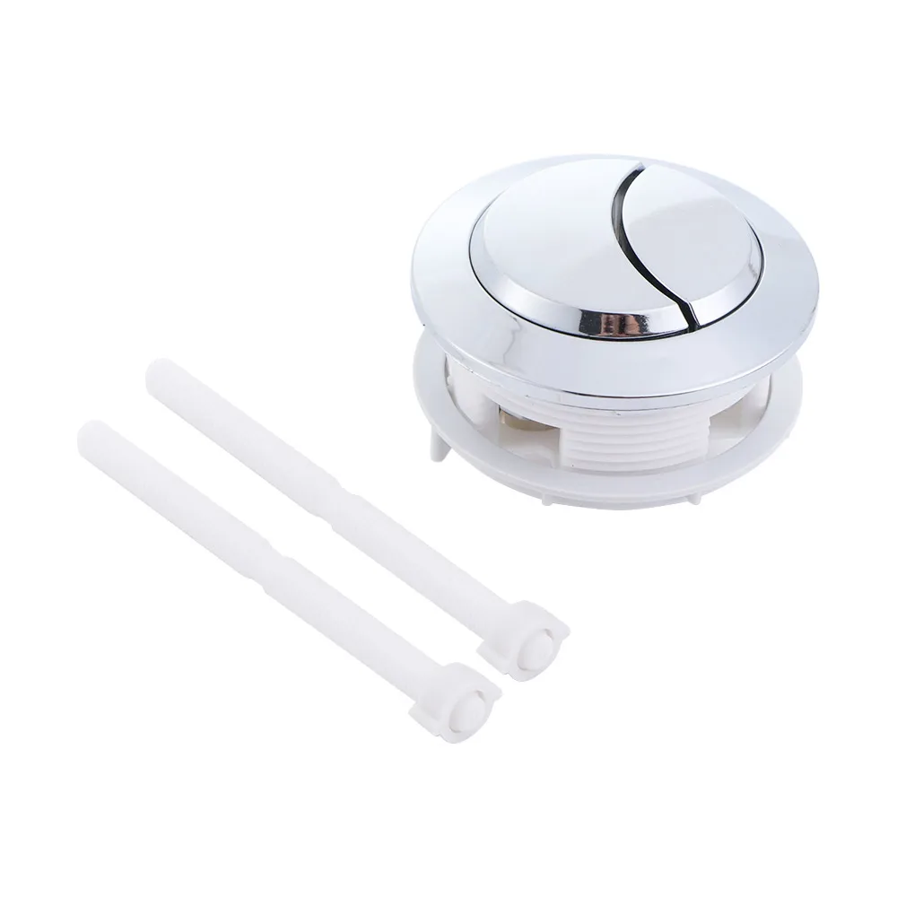 

Push Flushing Flusher Parts Water Tank Parts with Thread Bathroom Fixture Dual Flush Valev Buttons Tank Button Toilet Button