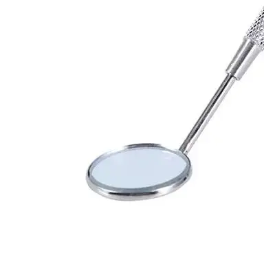 

Dental Mirror Stainless Steel Mouth Mirror with Handle Dental Hygiene Instrument Dental Pick Dentist Prepare Tool Lab