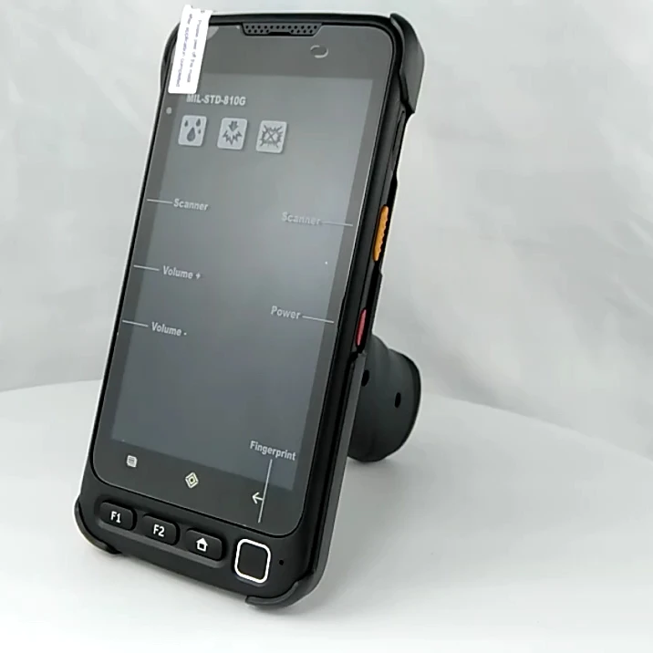 

Waterproof IP67 Industrial PDA Android Warehouse Barcode with pistol grip