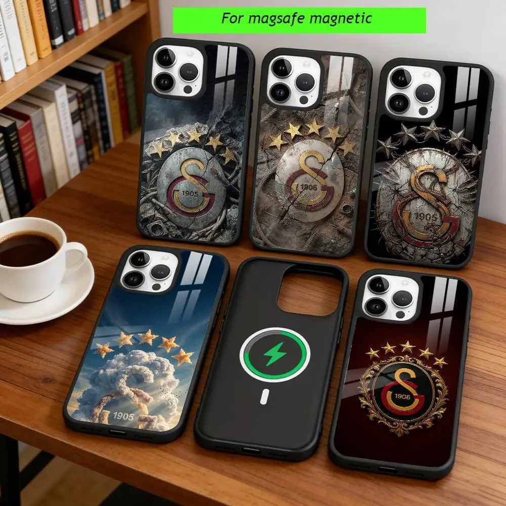 

G-Galatasaray SK 1905 Edition Phone Case For iPhone17,16,15,14,13,12,11 Plus,Pro Magnetic with Magsafe Wireless Charging