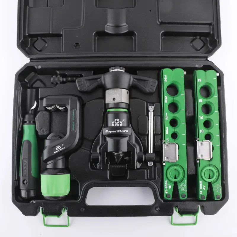The ST-806FT/R806ft Copper Pipe Expander Eccentric Expander Air Conditioning Reamer Bell Mouth Tool is sturdy and durable