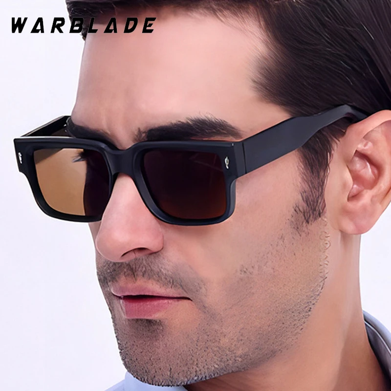 

Retro Rivets Decorate Classic Square Frame Women Sunglasses Luxury Design Men Sunglass Summer Travel Fishing Trend Eyewaer UV400