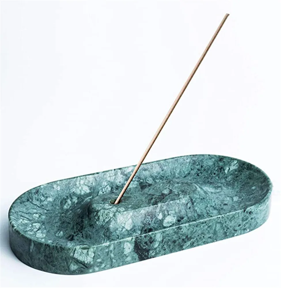 wholesale 20pcs customized Modern Minimalist Stone Home Suitable Incense Holder for Short Stick