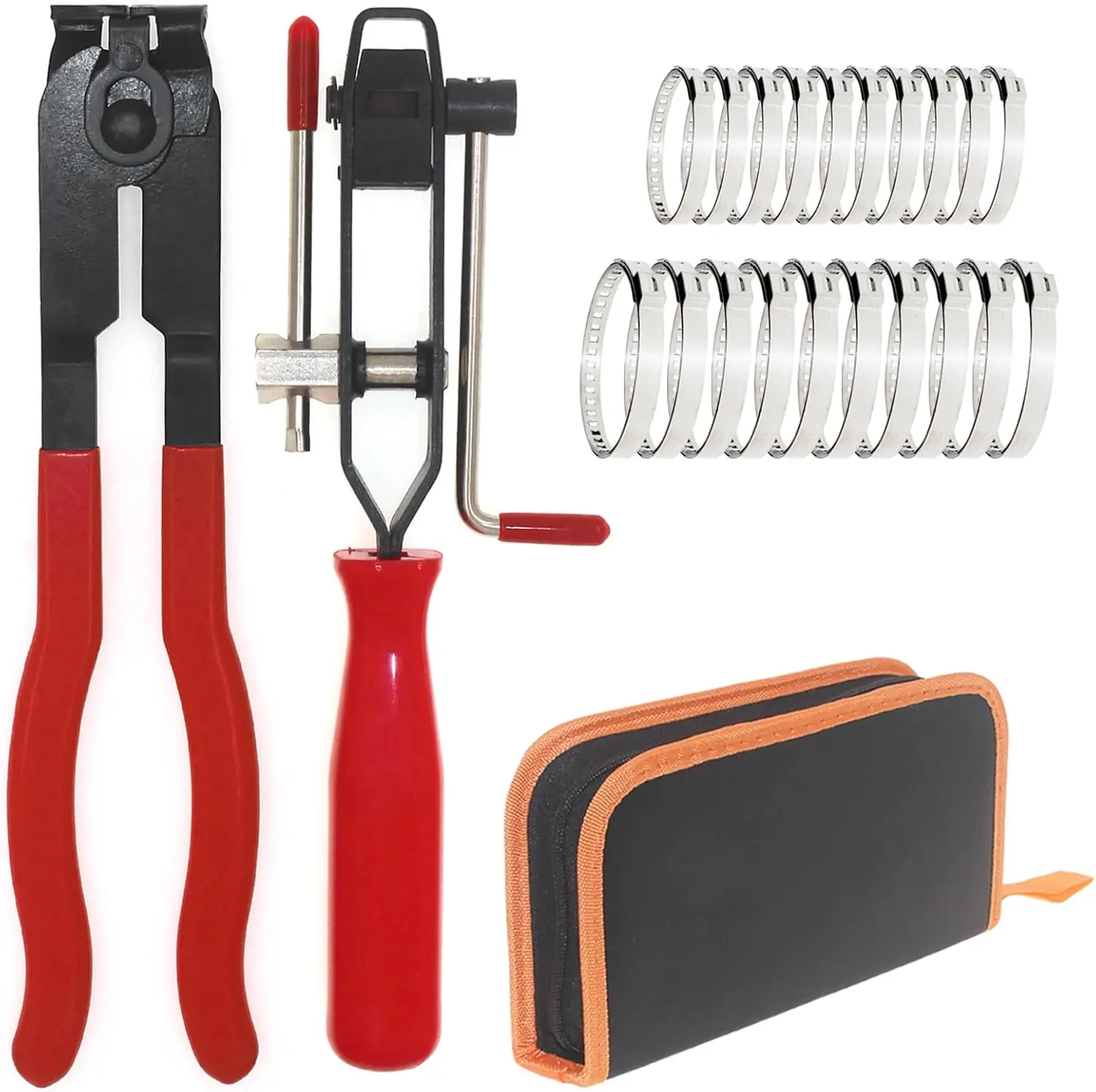 

Плоскогубцы для зажима багажника CV, 22 предмета, набор инструментов для зажима багажника швейного шарнира, подходит для обслуживания автомобилей UTV ATV