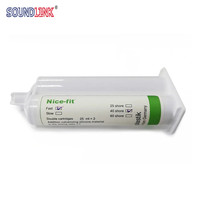 Nice-fit Soft Silicone Material Flexible for BTE Hearing Aid Earmold and IEM Shells Fast Solidified
