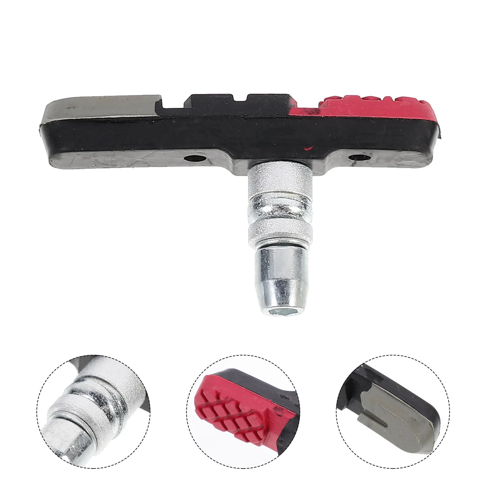 

Bike Brake Pads Rubber Material Silent Cycling Tools Mountain Bike 518 Box Wheel Protection Widened Brake Shoe Design