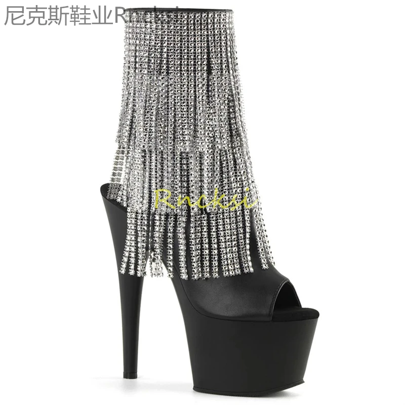 17cm Fashion boots spring and autumn new thin low heel zipper leather fashion boots short boots slim Joker female boots image 3