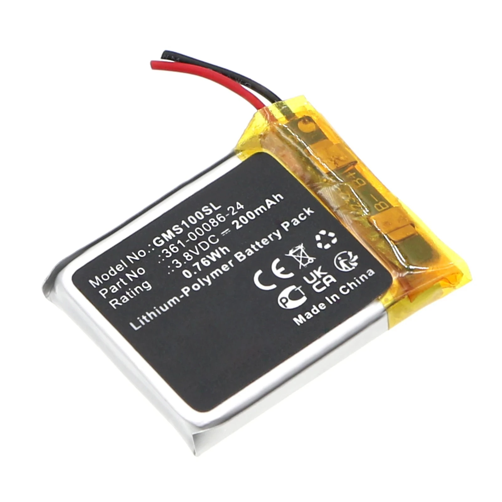 200mAh Smartwatch Battery 361-00086-24 for Garmin Instinct Solar STD-810G +TOOLS
