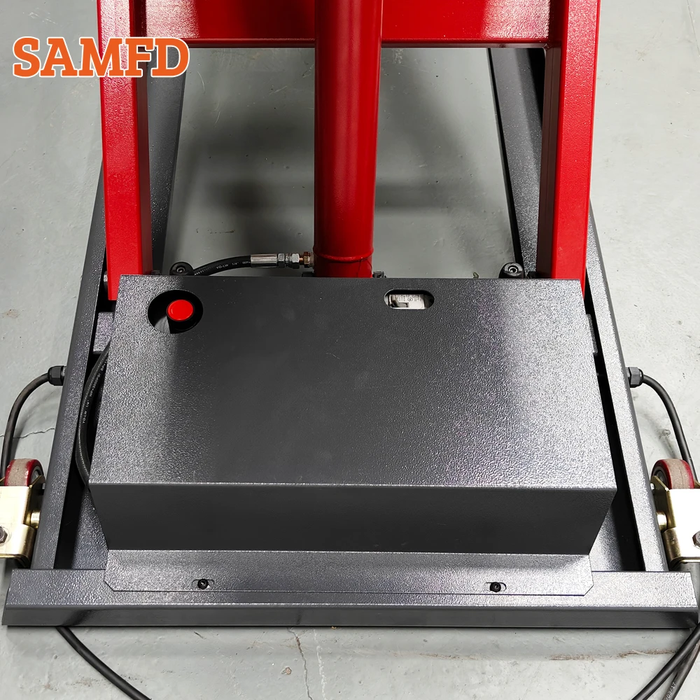 Electric Hydraulic Motorcycle Stand Lift Ramp with 700kg Lifting Capacity motorcycle Scissor Lift Table view 3