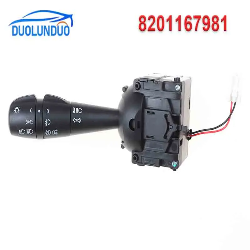 Переключатель фар DUOLUNDUO 8201167981 000052066010 8201167977 для Trafic III 3, Dacia Logan, Renault Clio IV4, Sandero 255405005R