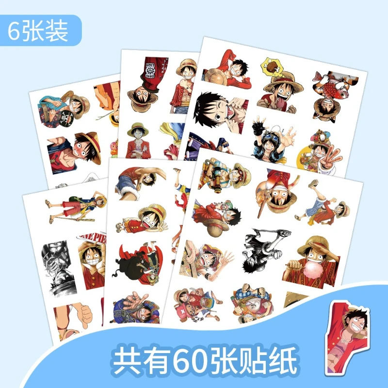 One Piece anime character Luffy cartoon graffiti stickers for decorating water cups,phone cases,luggage,DIY sticker decoration view 5