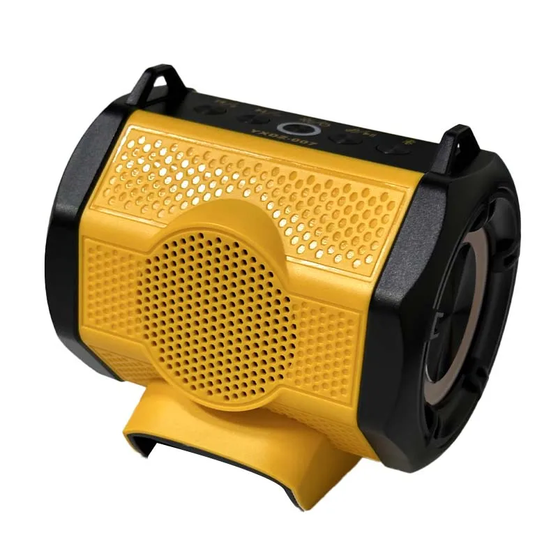 Portable Bluetooth Speaker For Dewalt 18V 20V Battery Player Loudspeaker Amplifier With USB Type-C port charge for Camping