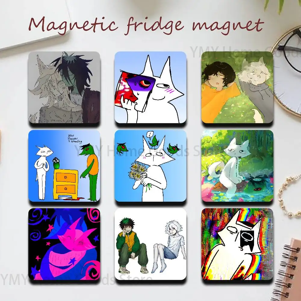 

Anime H-House Of Puso Bayani New PVC Fridge Magnet for Cartoon Refrigerator Decor For Child Magnetic Toy