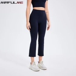 Women Pencil Pants High Waist Yoga Sport Cropped Leggings Slimming Running Capris Girls Quick Dry Slim Straight-Legged Trousers