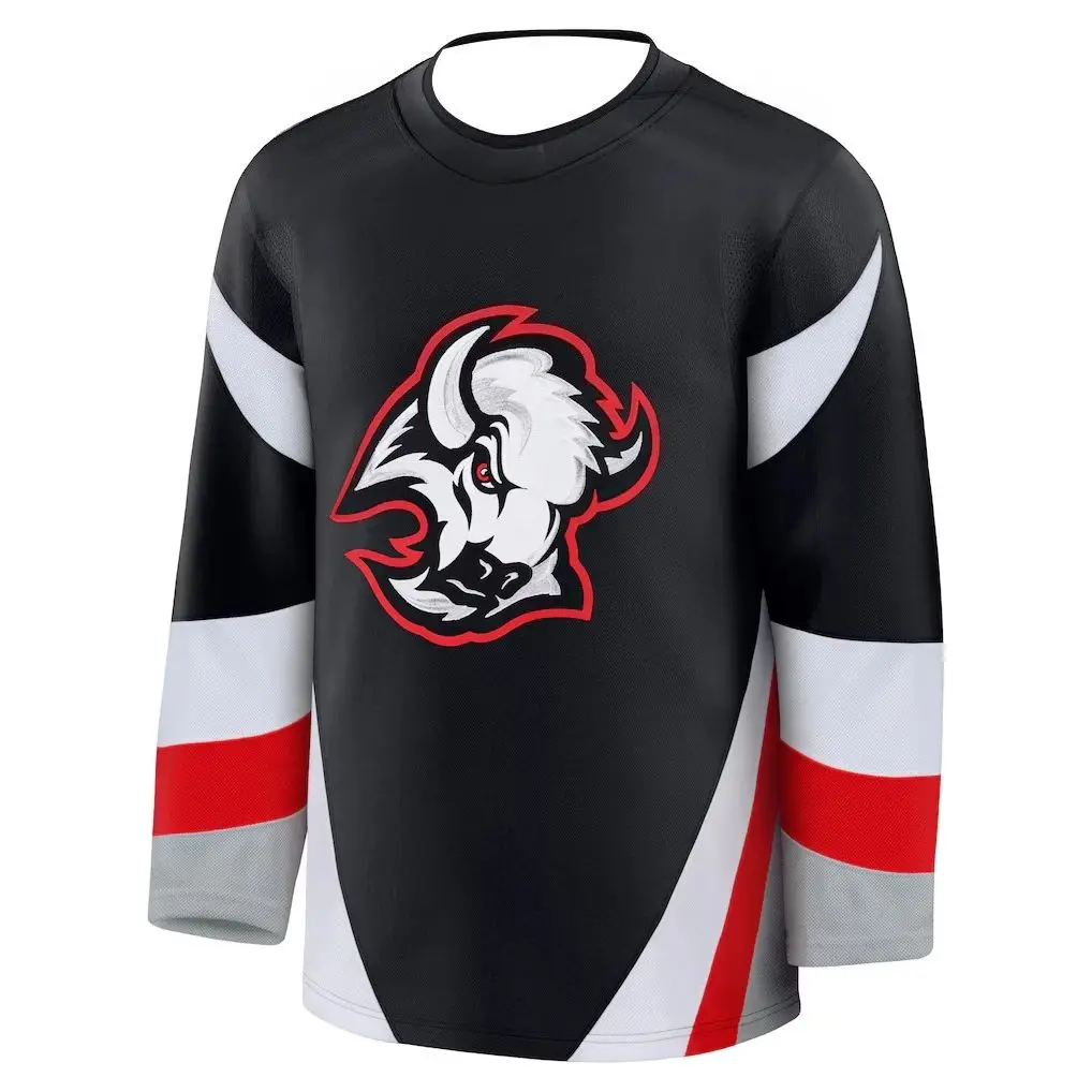 YOUTH ICE HOCKEY JERSEYS  RED WHITE AND GRAY COLOR MATCHING PARENT-CHILD TEAM TRAINING