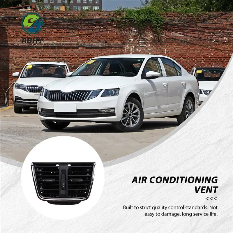 

ABHY-Rear Air Conditioning Vents AC Vent Grille Assembly 5ED819203 For MQB Skoda Octavia 2015-2022