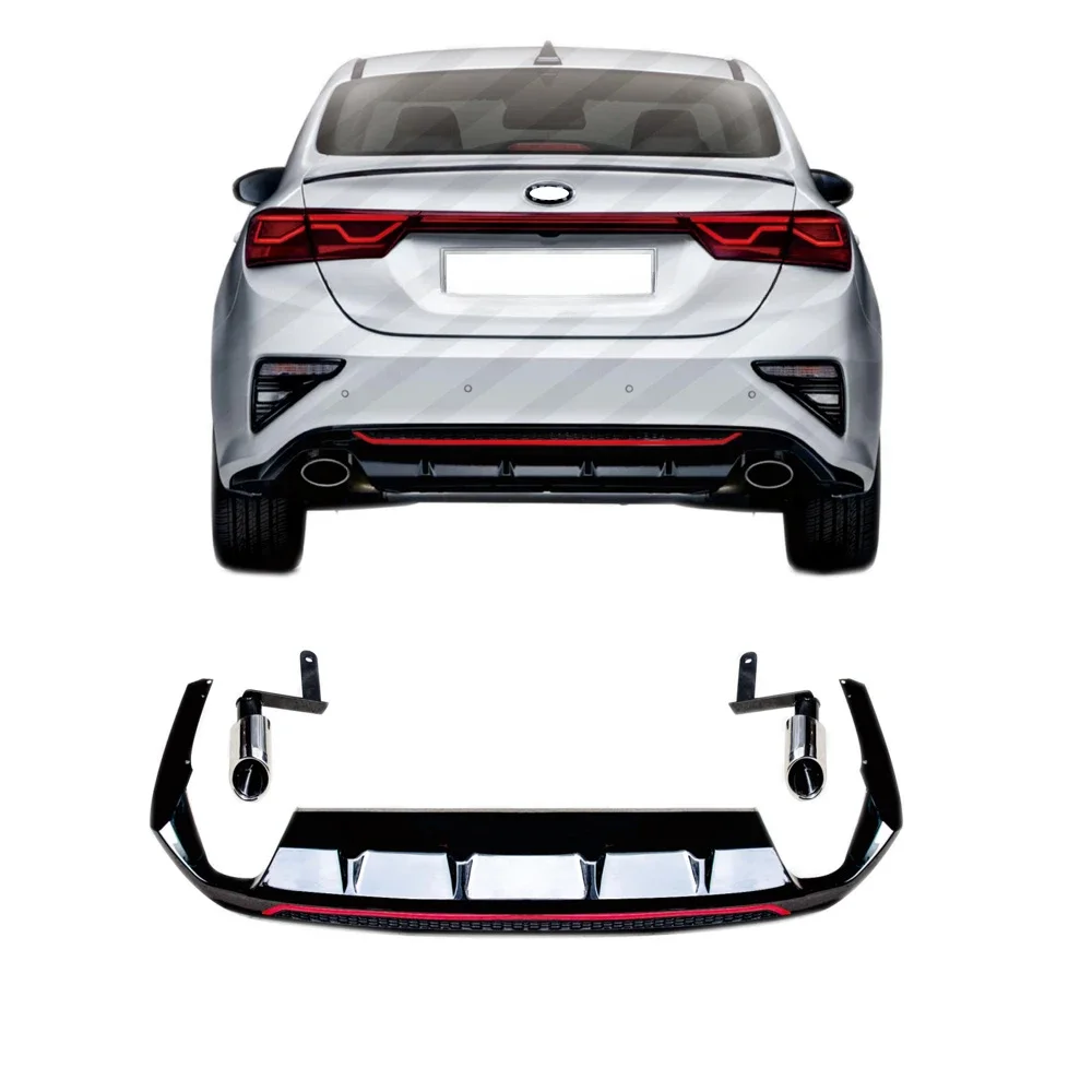 New Product For 2019 2020 2021 Kia K3 Forte Cerato diffuser Cerato Rear lip PP Plastic Material Bodykit For Rear