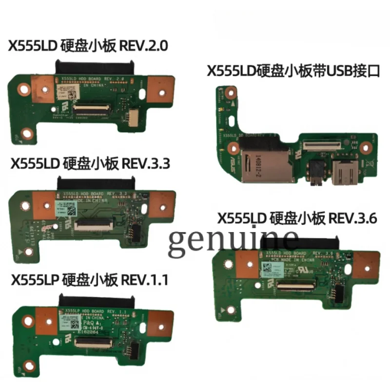 

For Asus X555L X555LD X555LP Laptop HDD Hard Disk Drive Audio Board X555LD REV:2.0 3.1 3.3 3.6 Version 100% Tested Fast Ship