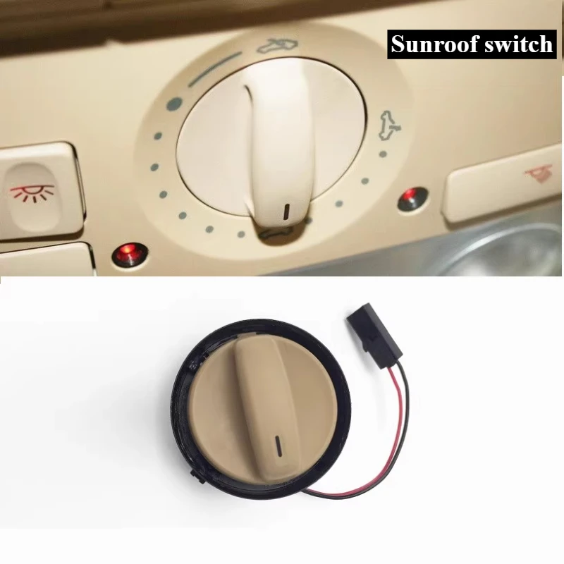 

For Volkswagen 06-12 Old Sagitar Magotan Golf 6 Sunroof Switch Knob Reading Light Middle Knob Switch 1pcs