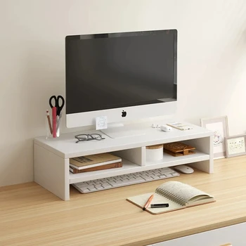 Monitor Riser Stand - Ergonomic Laptop Stand Desk Organizer Keyboard Storage 1